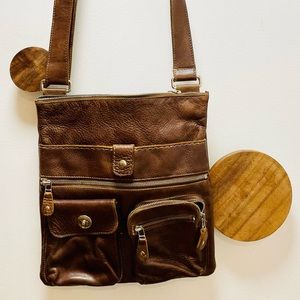 Brown Roots Crossbody bag